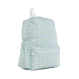 TRVL Large Backpack in Classic Plaid Green | Shop Bonnie Bee