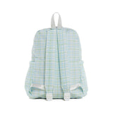 TRVL Large Backpack in Classic Plaid Green | Shop Bonnie Bee