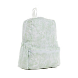 TRVL Large Backpack in Bunny Toile Green | Shop Bonnie Bee