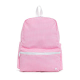 TRVL Large Backpack in Gingham Pink | Shop Bonnie Bee