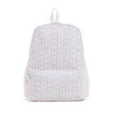 TRVL Large Backpack in Ribbon Floral Pink | Shop Bonnie Bee