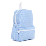TRVL Large Backpack in Gingham Sky | Shop Bonnie Bee