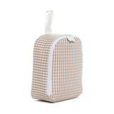 TRVL Lunch Bag in Gingham Khaki | Shop Bonnie Bee