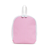 TRVL Lunch Bag in Gingham Pink | Shop Bonnie Bee