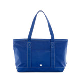 TRVL Medium Tote in Coated Canvas Blue Bell | Shop Bonnie Bee