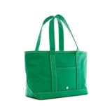 TRVL Medium Tote in Coated Canvas Kelly Green | Shop Bonnie Bee