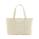 TRVL Medium Tote in Coated Canvas Natural | Shop Bonnie Bee