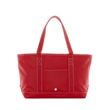 TRVL Medium Tote in Coated Canvas Red | Shop Bonnie Bee