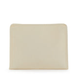 TRVL Roadie Large Zip Pouch in Coated Canvas Natural | Shop Bonnie Bee