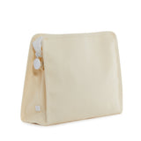 TRVL Roadie Large Zip Pouch in Coated Canvas Natural | Shop Bonnie Bee