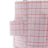 TRVL Jumbo Tote in Classic Plaid Red | Shop Bonnie Bee
