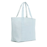 TRVL Jumbo Tote in Pimlico Stripe Blue | Shop Bonnie Bee