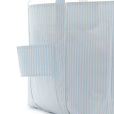 TRVL Jumbo Tote in Pimlico Stripe Blue | Shop Bonnie Bee