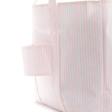 TRVL Jumbo Tote in Pimlico Stripe Pink | Shop Bonnie Bee