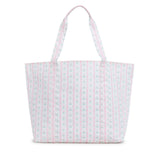 TRVL Jumbo Tote in Ribbon Floral Pink | Shop Bonnie Bee