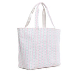 TRVL Jumbo Tote in Ribbon Floral Pink | Shop Bonnie Bee