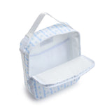 TRVL Insulated Lunch Bag in Pimlico Plaid Blue | Shop Bonnie Bee