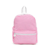 TRVL Mini Backpack in Gingham Pink Backpack | Shop Bonnie Bee