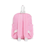 TRVL Mini Backpack in Gingham Pink Backpack | Shop Bonnie Bee
