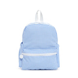 TRVL Mini Backpack in Gingham Sky Backpack | Shop Bonnie Bee