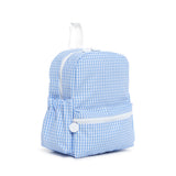 TRVL Mini Backpack in Gingham Sky Backpack | Shop Bonnie Bee