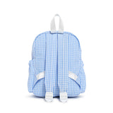 TRVL Mini Backpack in Gingham Sky Backpack | Shop Bonnie Bee
