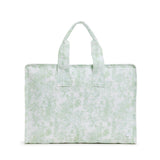 OVERNITE TOTE - BUNNY TOILE GREEN