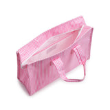 OVERNITE TOTE - GINGHAM PINK