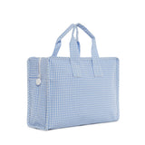 OVERNITE TOTE - GINGHAM SKY