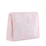 TRVL Roadie Large Zip Pouch in Bunny Toile Pink | Shop Bonnie Bee