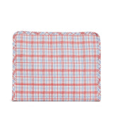 TRVL Roadie Large Zip Pouch in Classic Plaid Red | Shop Bonnie Bee