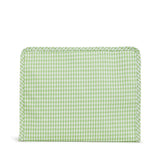 ROADIE LARGE Zip Pouch - GINGHAM LEAF2