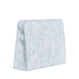 TRVL Roadie Large Zip Pouch in Bunny Toile Blue | Shop Bonnie Bee