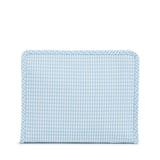 ROADIE LARGE Zip Pouch - GINGHAM MIST