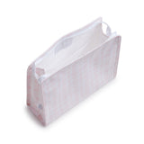 TRVL Roadie Large Zip Pouch in Pimlico Plaid Pink | Shop Bonnie Bee