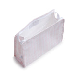TRVL Roadie Large Zip Pouch in Pimlico Stripe Sand | Shop Bonnie Bee
