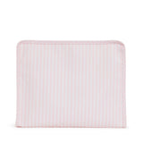 TRVL Roadie Large Zip Pouch in Pimlico Stripe Pink | Shop Bonnie Bee