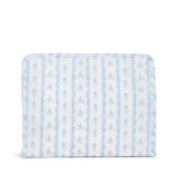 TRVL Roadie Large Zip Pouch in Ribbon Floral Blue | Shop Bonnie Bee