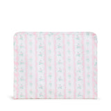 TRVL Roadie Large Zip Pouch in Ribbon Floral Pink | Shop Bonnie Bee