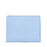 ROADIE LARGE Zip Pouch - GINGHAM SKY