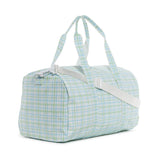 TRVL Weekend Duffel in Classic Plaid Green | Shop Bonnie Bee