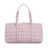 TRVL Weekend Duffel in Classic Plaid Red | Shop Bonnie Bee