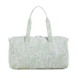 TRVL Weekend Duffel in Bunny Toile Green | Shop Bonnie Bee