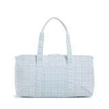 TRVL Weekend Duffel in Pimlico Plaid Blue | Shop Bonnie Bee