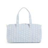 TRVL Weekend Duffel in Ribbon Floral Blue | Shop Bonnie Bee