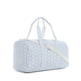 TRVL Weekend Duffel in Ribbon Floral Blue | Shop Bonnie Bee