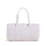 TRVL Weekend Duffel in Ribbon Floral Pink | Shop Bonnie Bee