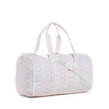 TRVL Weekend Duffel in Ribbon Floral Pink | Shop Bonnie Bee