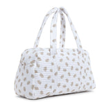 TRVL Quilted Grande Duffel in Teddy Bear | Shop Bonnie Bee