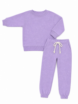 Sweatshirt Jogger Set Light Purple